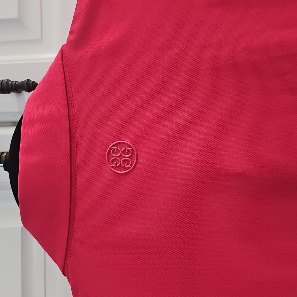 G/FORE MEN'S GOLF POLO - DARK PINK - LIKE NEW